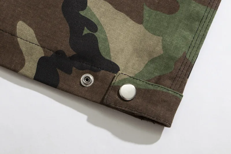 Gallery Dept Autumn New Letter Print Coach Jacket Tooling Camouflage Men's Zip Jacket