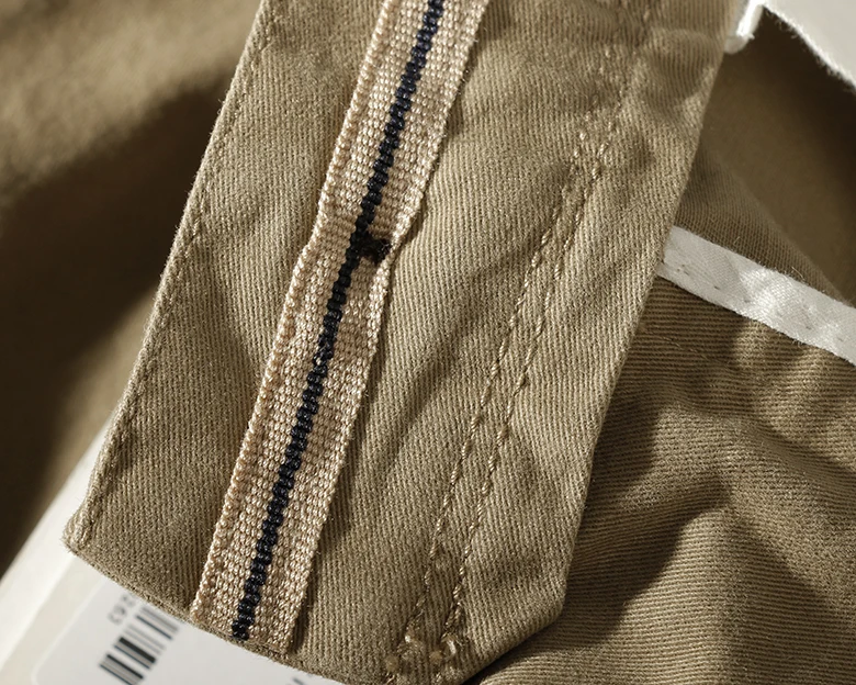 Japanese casual pants with retro loose feet, men's fashionable clothes washed with old khaki elastic woven nine-point tapered pa