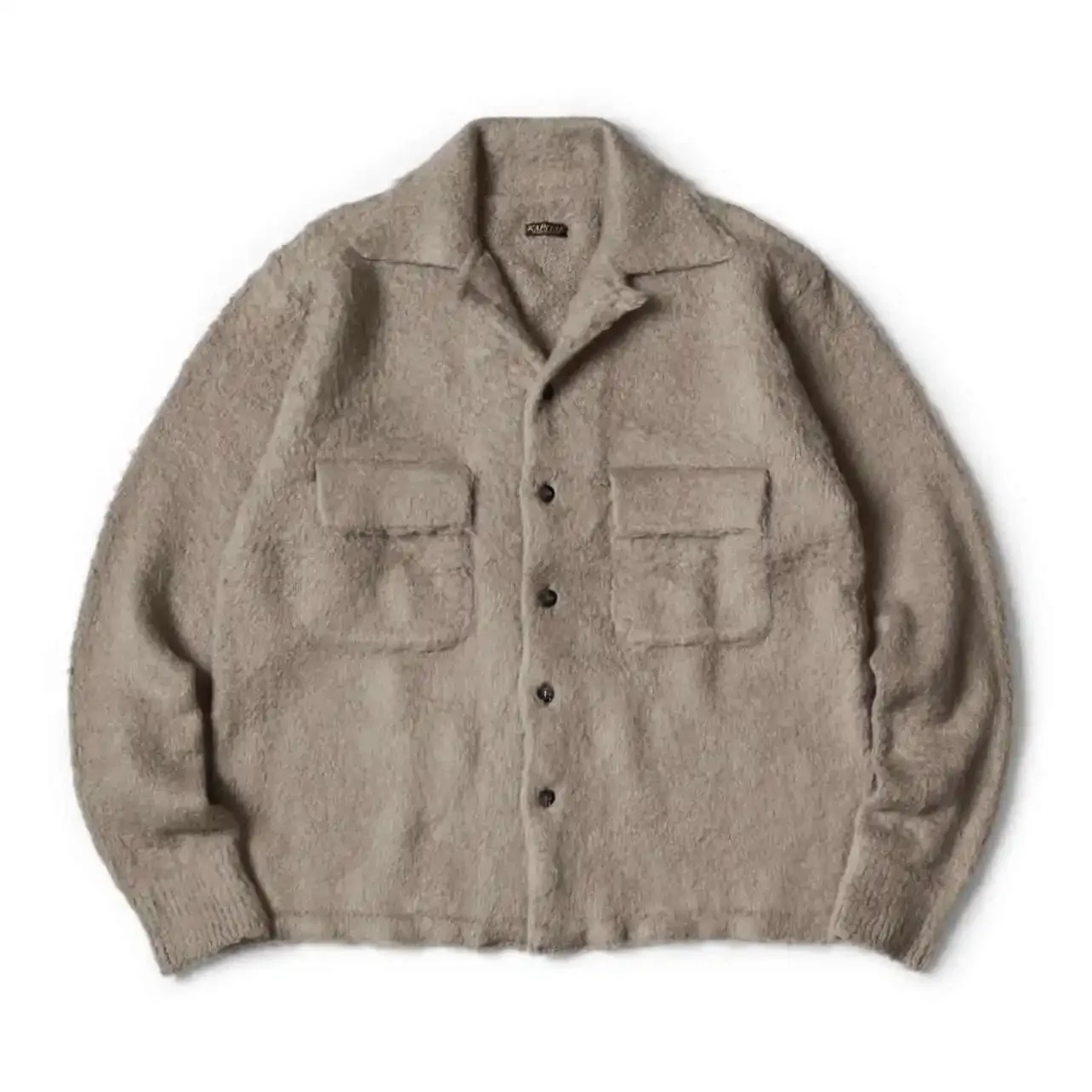Japan KAPITAL Hirata Casual Warm Soft Plush Cotton Double Pocket Lapel Long Sleeved Men Jacket