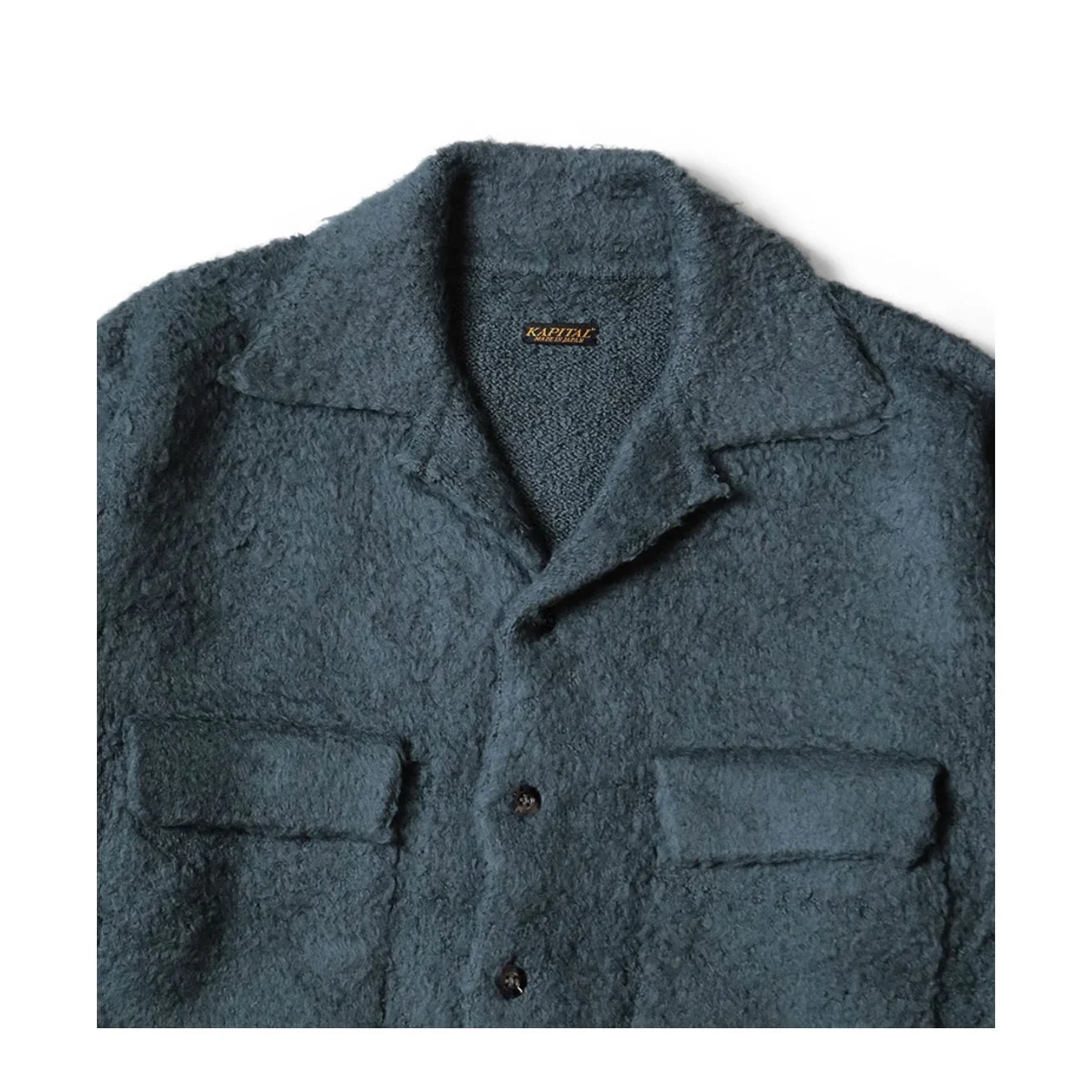 Japan KAPITAL Hirata Casual Warm Soft Plush Cotton Double Pocket Lapel Long Sleeved Men Jacket