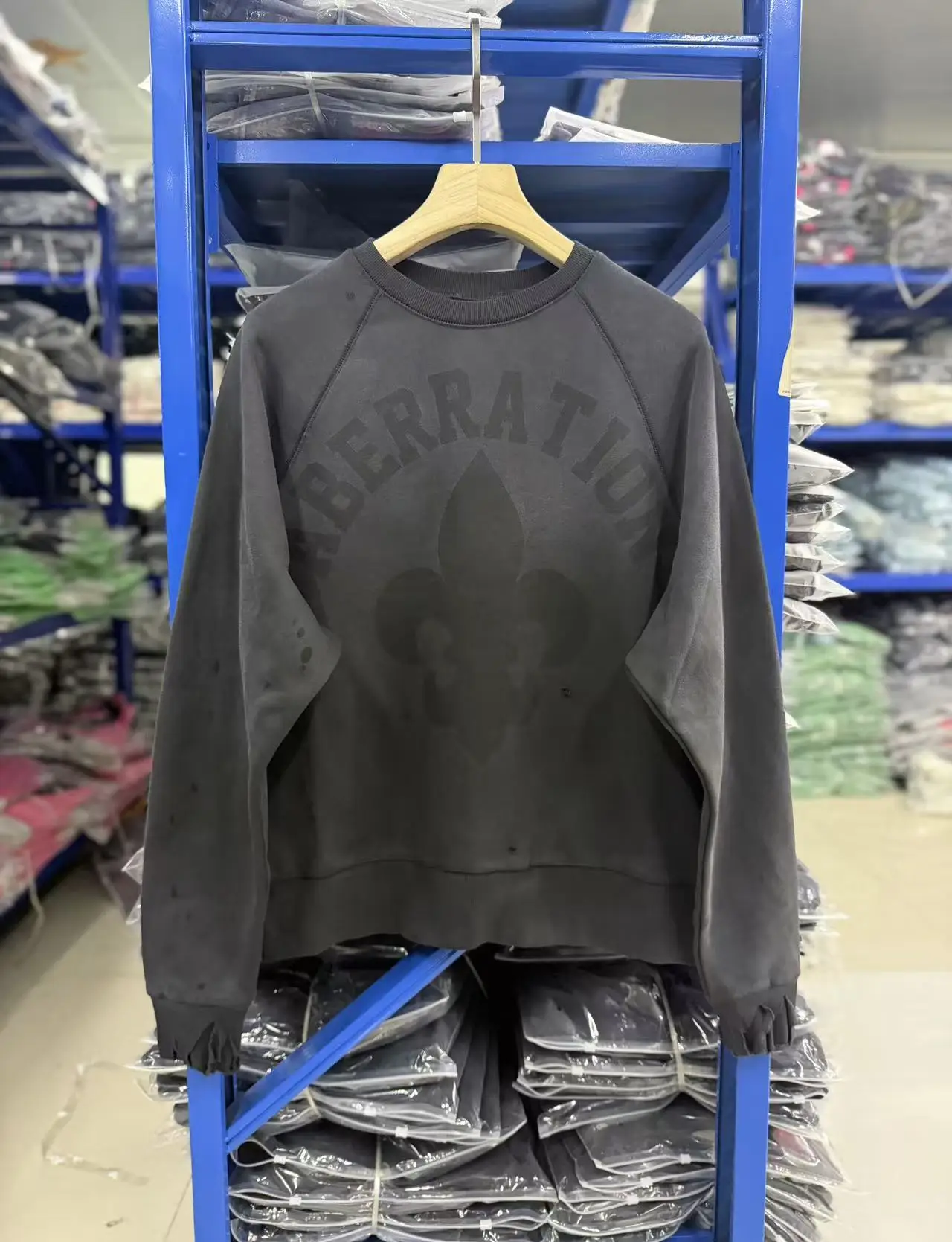 Washed SAINT SS26 4th Drop Sweatshirts Men Women High Quality Crewneck Hooded