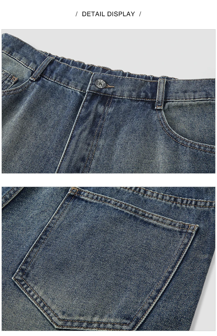 Semir Men Jeans Loose Curved Barrel Leg Retro Washed Street Casual Style Autumn Denim Pants Urban Daily Wear 2026