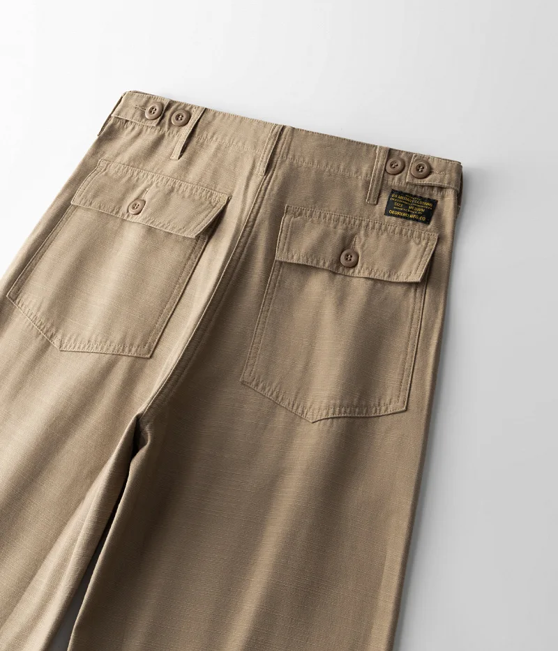 107 Good Quality America Style Cargo Pants for Men 100% Cotton Comfortable Straight Trouser Spring Falll Casual Loose Bottonwear