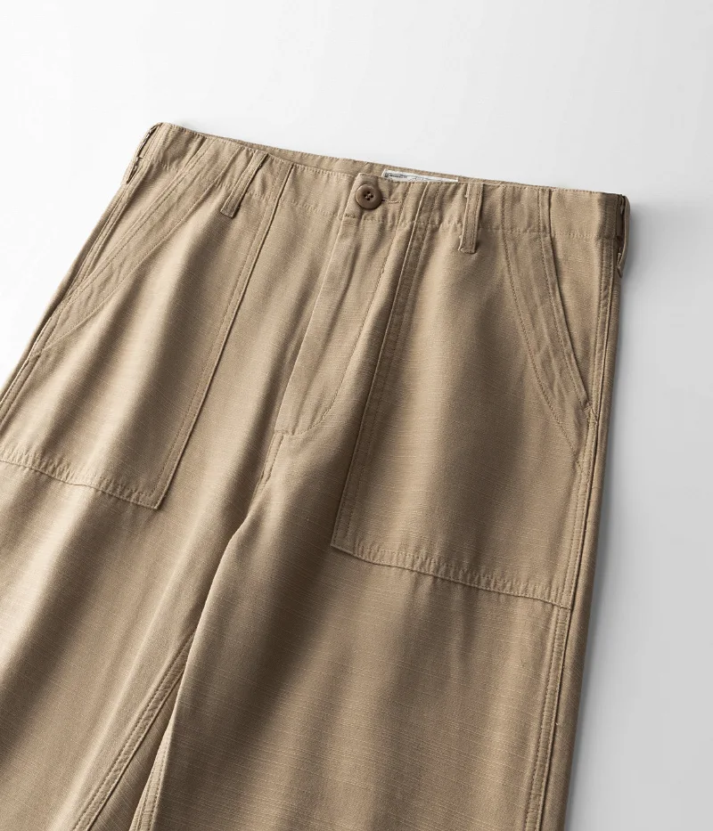 107 Good Quality America Style Cargo Pants for Men 100% Cotton Comfortable Straight Trouser Spring Falll Casual Loose Bottonwear