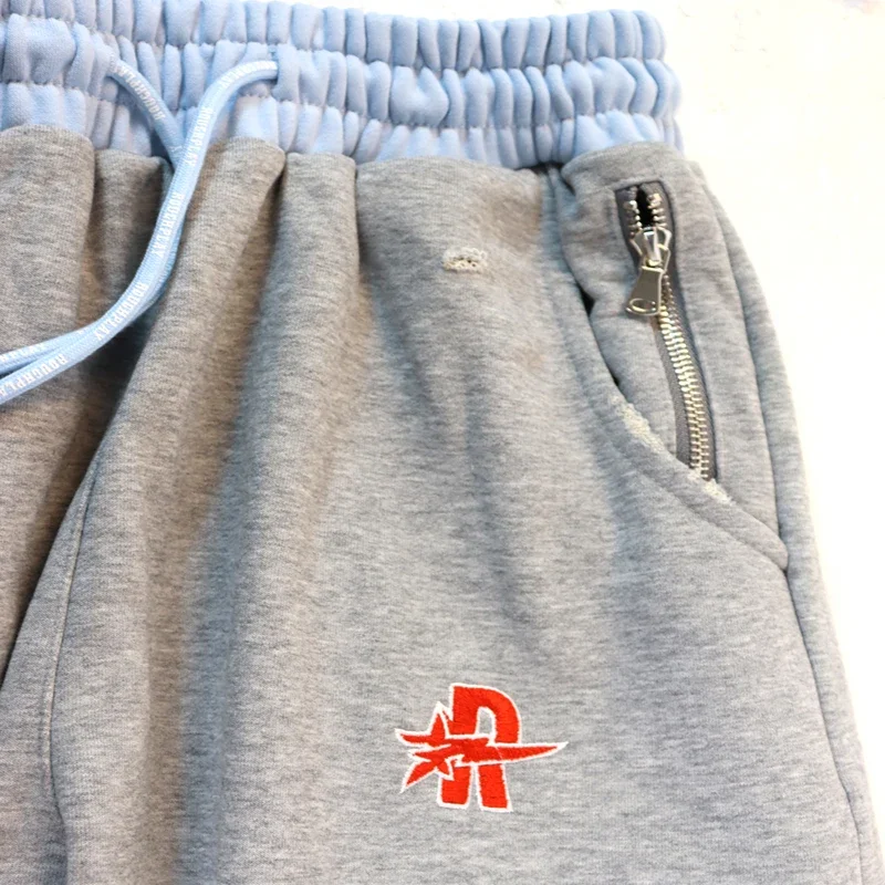 Men Street Hip Hop Retro Washed Black Rough Play Casual Sets American Style Skull Print Hooded Sweatshirt Shorts Two Piece Sets