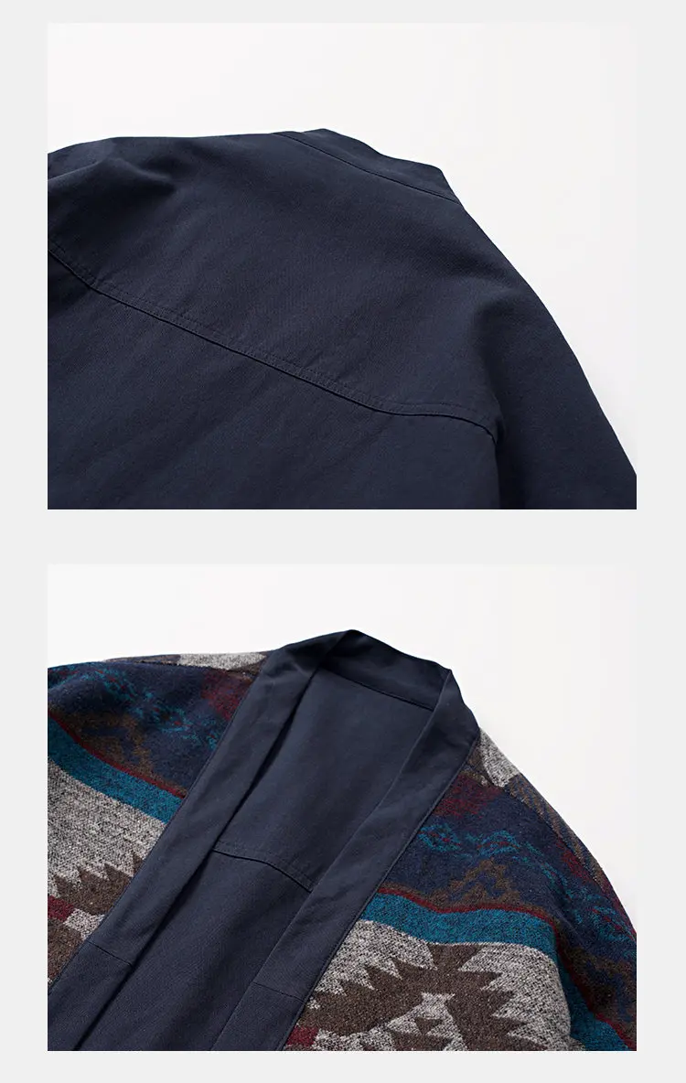 Inside Outside Wearable Jacket Spring Autumn Coat Men Japan Streetwear Vintage Loose Kimono Cardigan Cargo Jacket Outerwear