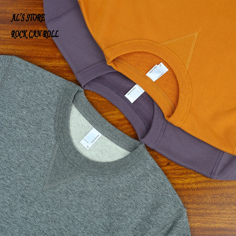 AL6163 Super Quality Heavy Thick Pullover Mans Big Cozy Flexible 400g 14.1oz Cotton Warm Shirt 10 Colors