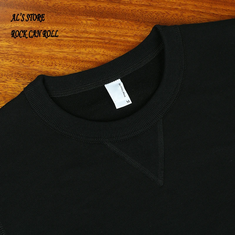 AL6163 Super Quality Heavy Thick Pullover Mans Big Cozy Flexible 400g 14.1oz Cotton Warm Shirt 10 Colors