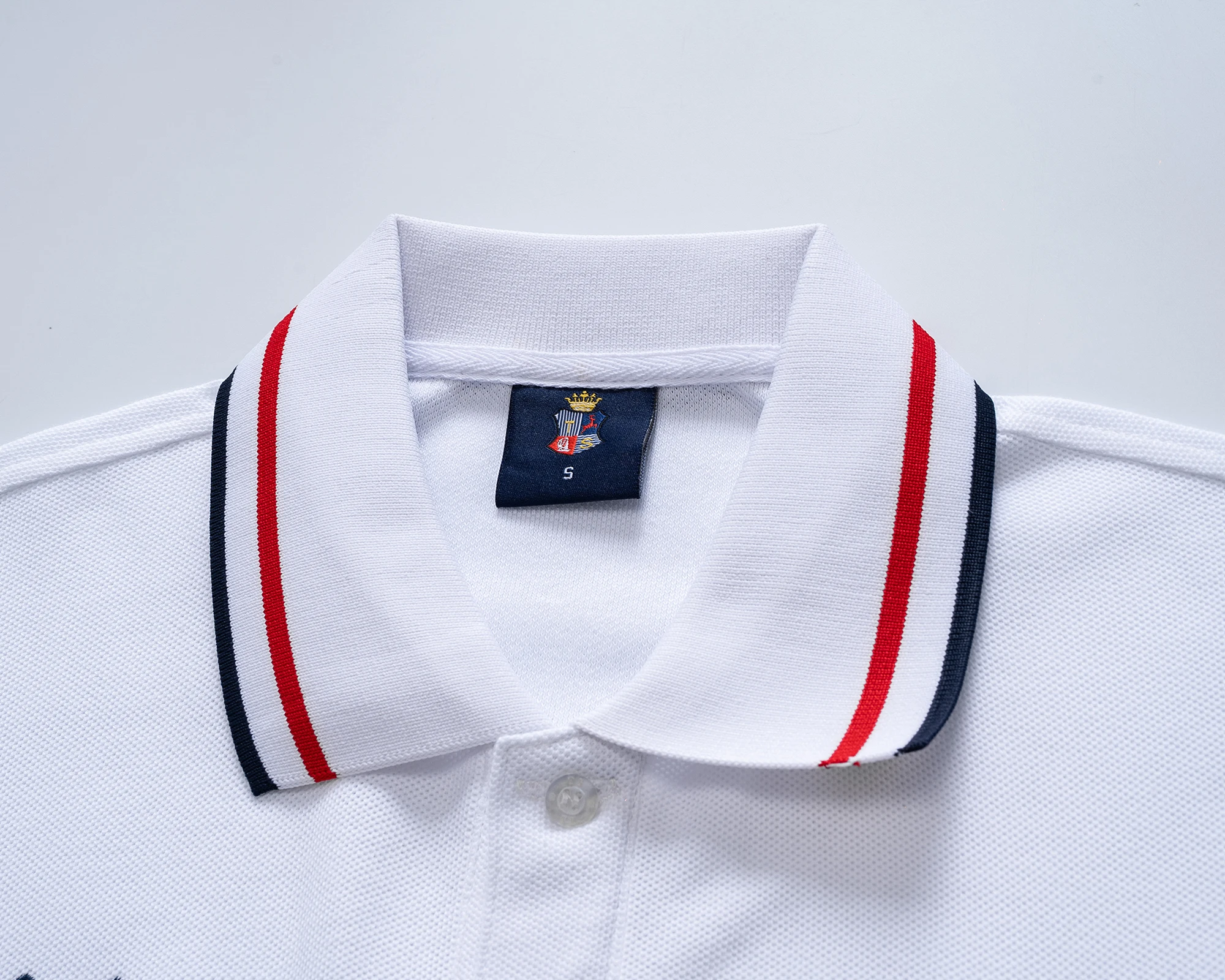 TS New Arrivals Men's Polo Shirts Short Sleeve USA Royal Luxury Embroider Number 3 Collar Tee Shirts Male Clothing US SIZE 7XL