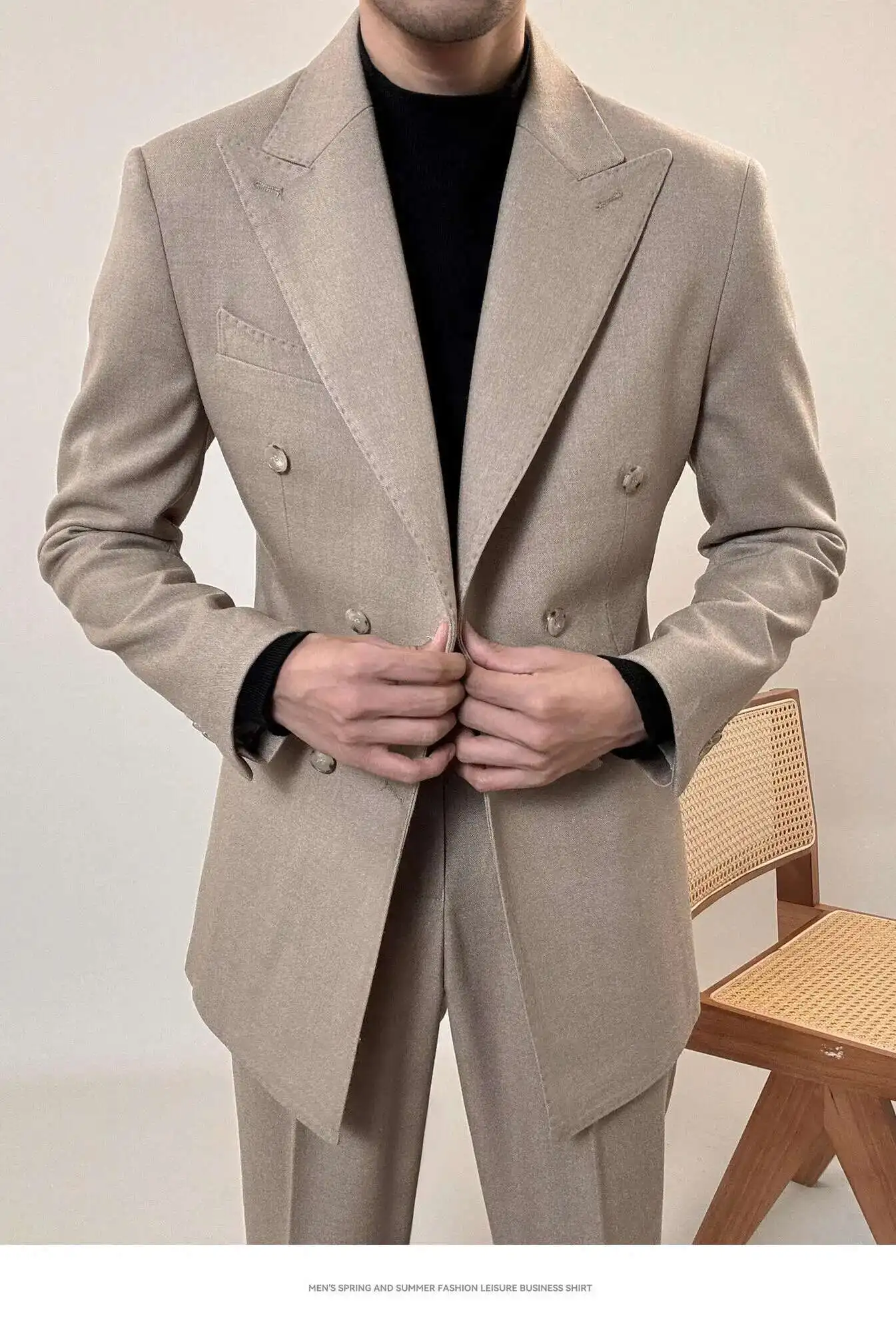 Casual Office Party Prom Costume Homme Men Tuxedo Suit Winter High Quality Business Dress Suit Wedding Suit For Men Versatile