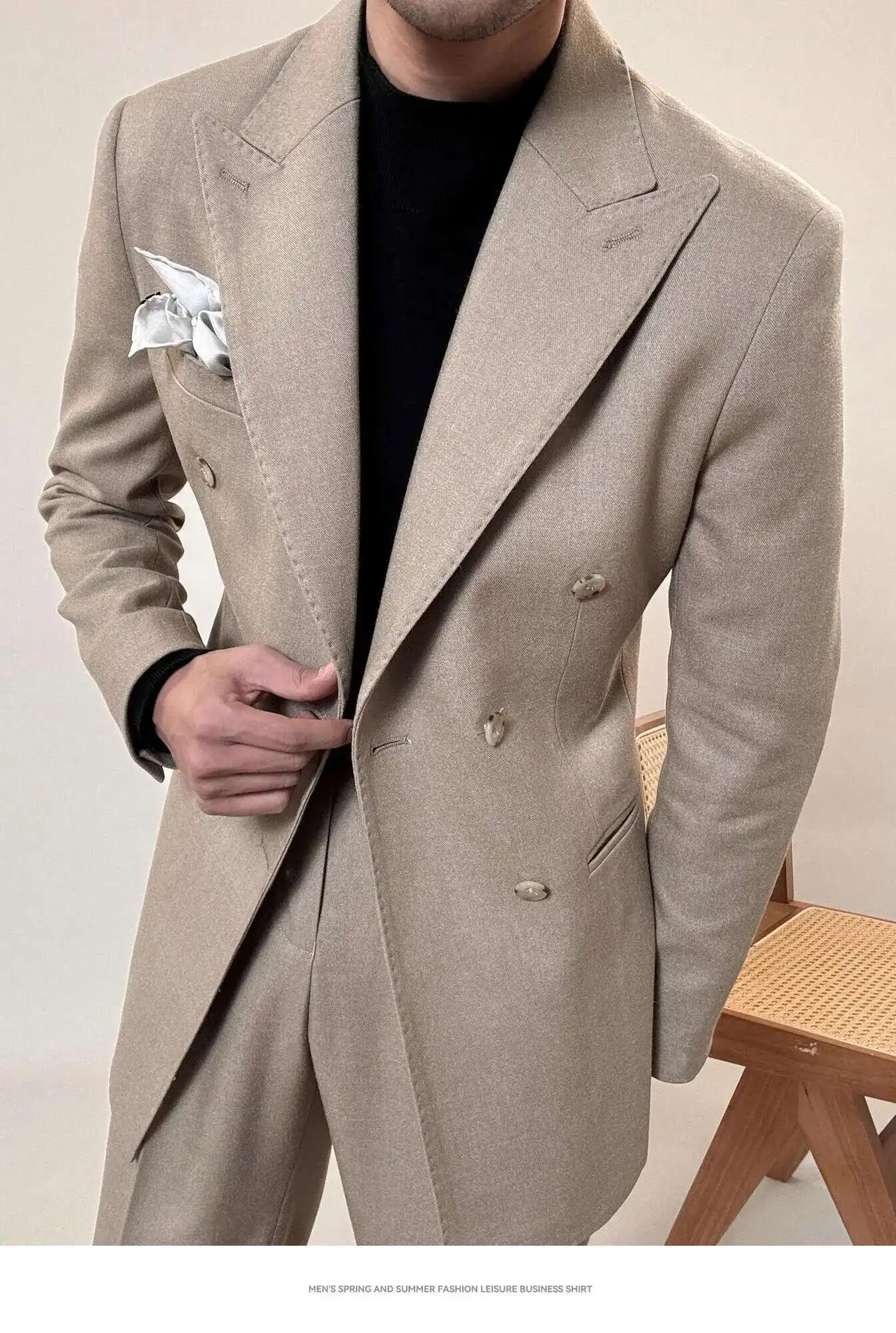 Casual Office Party Prom Costume Homme Men Tuxedo Suit Winter High Quality Business Dress Suit Wedding Suit For Men Versatile