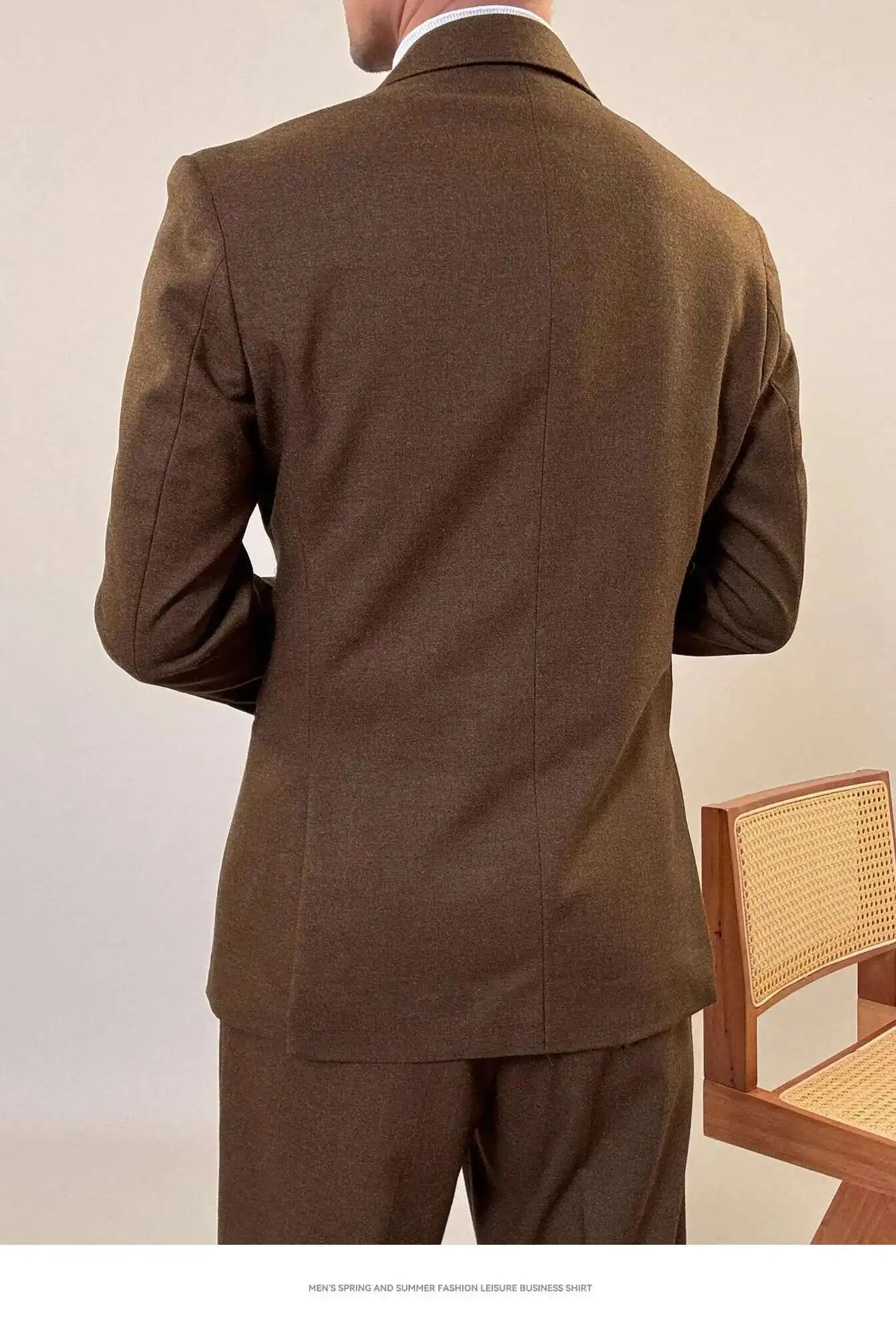 Casual Office Party Prom Costume Homme Men Tuxedo Suit Winter High Quality Business Dress Suit Wedding Suit For Men Versatile