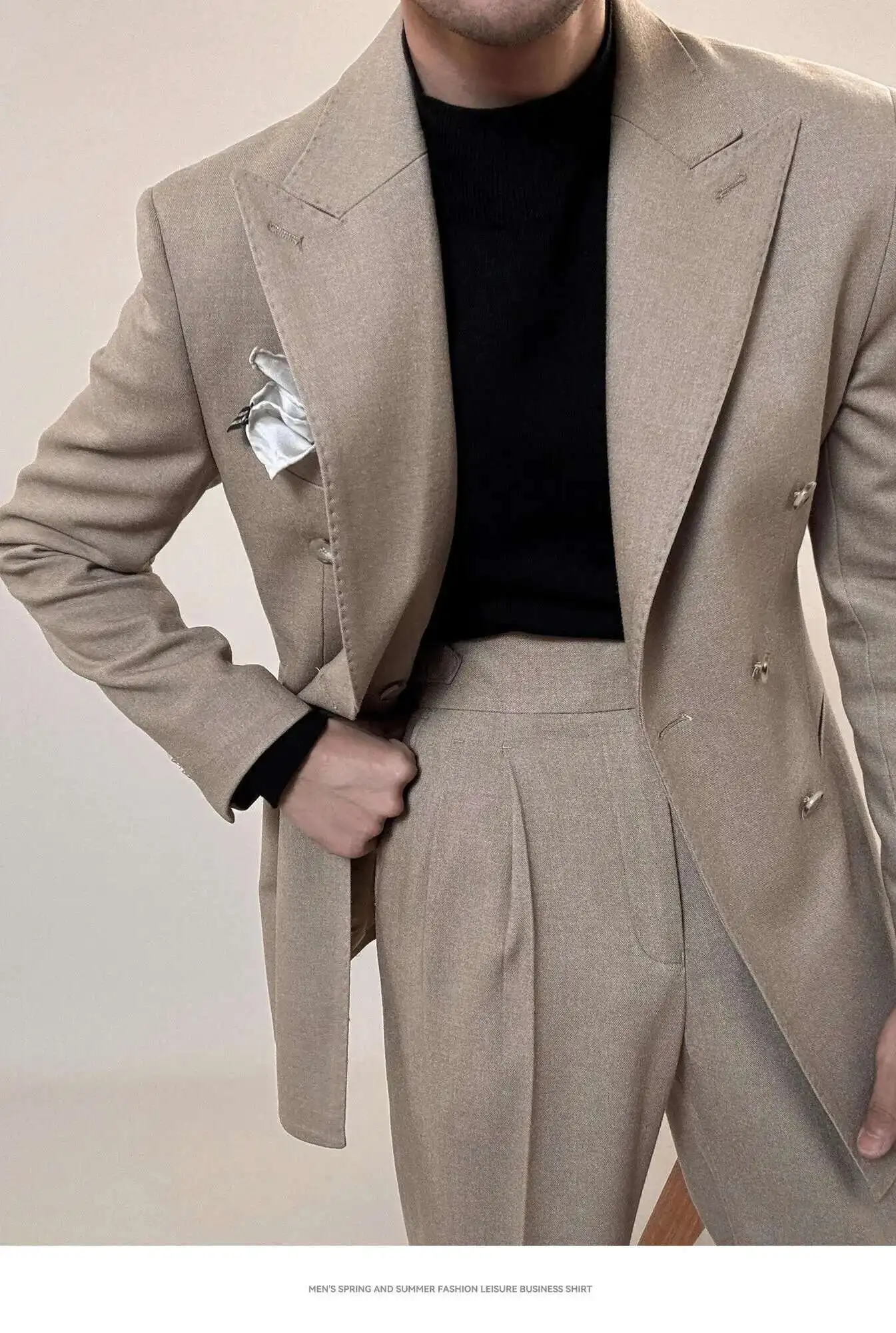 Casual Office Party Prom Costume Homme Men Tuxedo Suit Winter High Quality Business Dress Suit Wedding Suit For Men Versatile