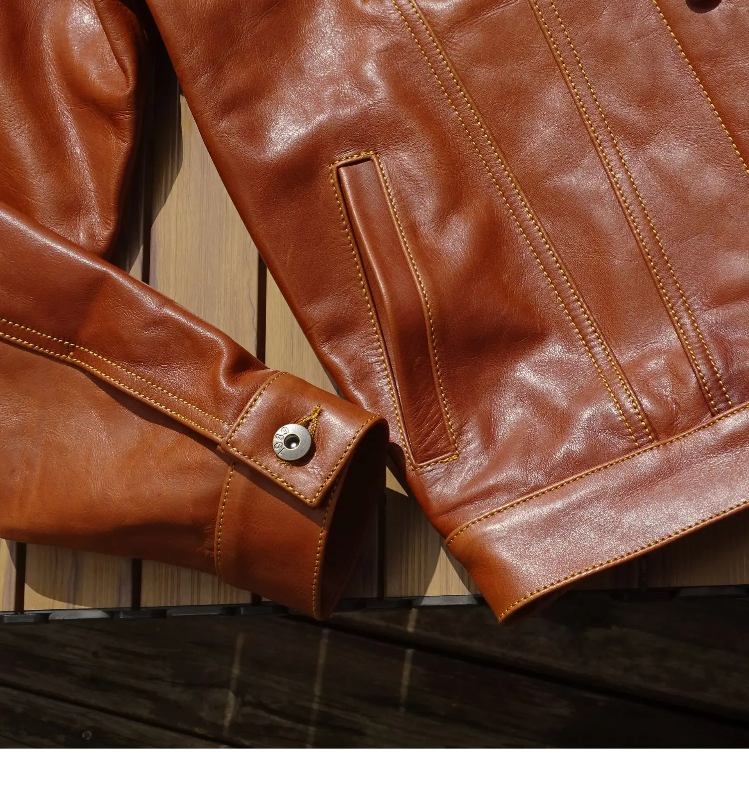 Brown Spring Leather Jacket Men Retro Style American Size Genuine Natural Cowhide Single Breasted Denim Leather Coat