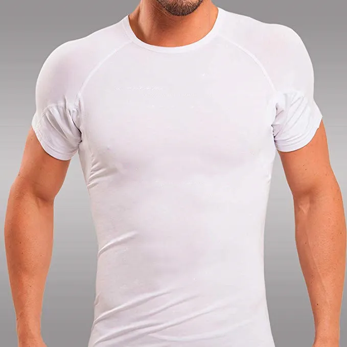 WESPROJECT Micro Modal Sports Anti Sweat Proof T Shirt Slim Fit Crew Neck Black T-Shirt