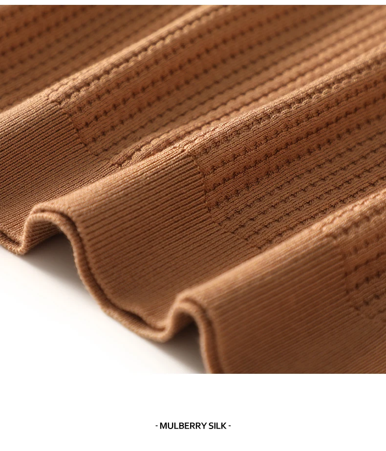 Summer New T-Shirt Men's POLO Collar Pullover Top Casual Knitted Mulberry Silk Short Sleeve Solid Color Business Bottom Shirt
