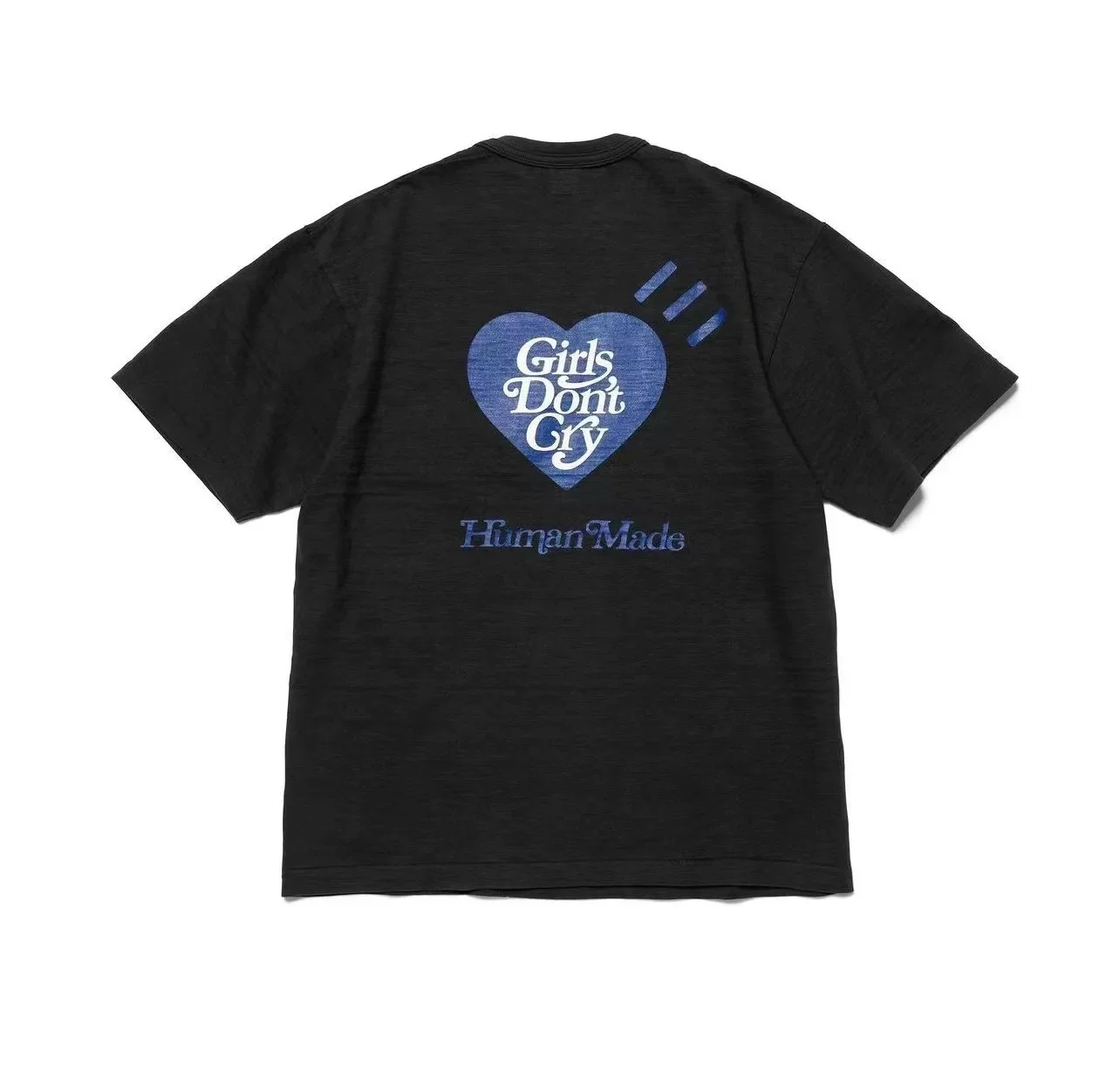 2026 New HUMAN MADE Love Printed T-shirt Japanese Trendy Brand High Quality Bamboo Cotton Men's and Women's Short Sleeves