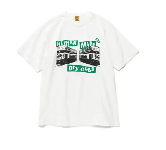 2026 New HUMAN MADE Love Printed T-shirt Japanese Trendy Brand High Quality Bamboo Cotton Men's and Women's Short Sleeves