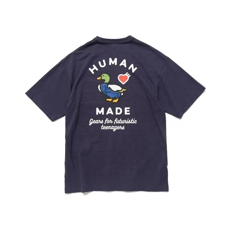 2026 New HUMAN MADE Love Printed T-shirt Japanese Trendy Brand High Quality Bamboo Cotton Men's and Women's Short Sleeves