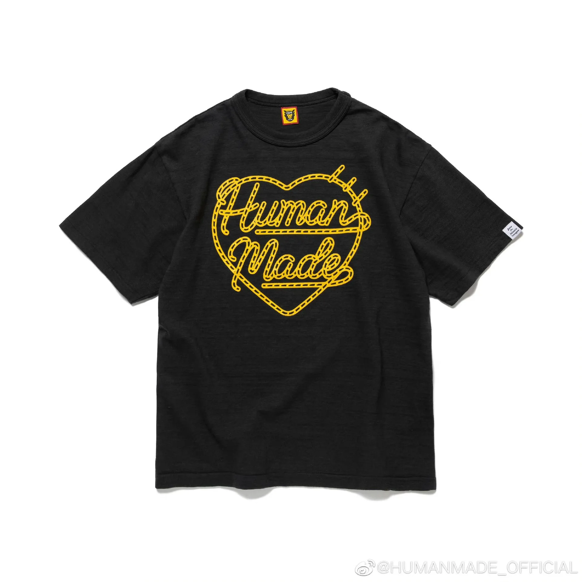 2026 New HUMAN MADE Love Printed T-shirt Japanese Trendy Brand High Quality Bamboo Cotton Men's and Women's Short Sleeves