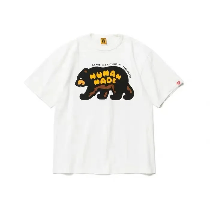 2026 New HUMAN MADE Love Printed T-shirt Japanese Trendy Brand High Quality Bamboo Cotton Men's and Women's Short Sleeves