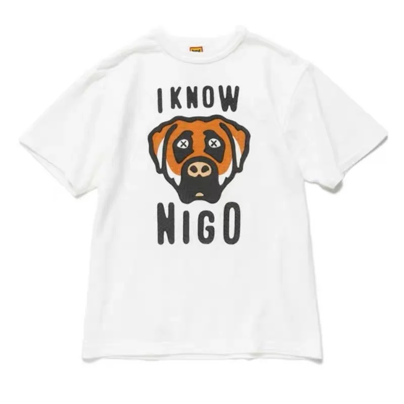 2026 New HUMAN MADE Love Printed T-shirt Japanese Trendy Brand High Quality Bamboo Cotton Men's and Women's Short Sleeves