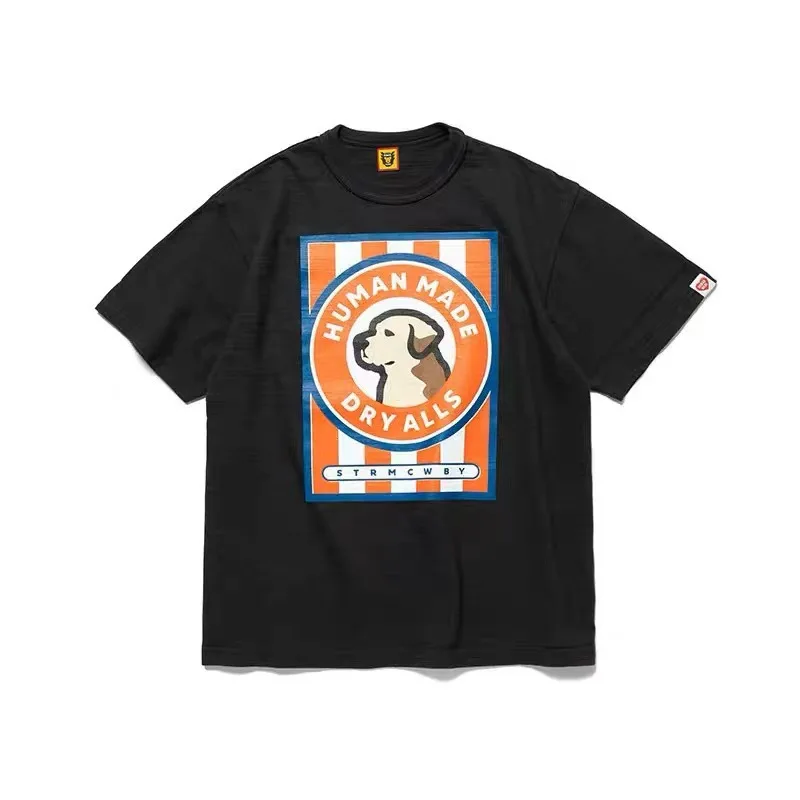 2026 New HUMAN MADE Love Printed T-shirt Japanese Trendy Brand High Quality Bamboo Cotton Men's and Women's Short Sleeves