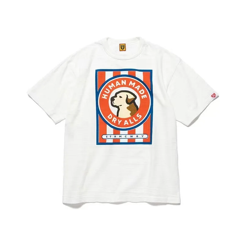 2026 New HUMAN MADE Love Printed T-shirt Japanese Trendy Brand High Quality Bamboo Cotton Men's and Women's Short Sleeves