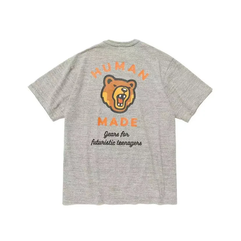 2026 New HUMAN MADE Love Printed T-shirt Japanese Trendy Brand High Quality Bamboo Cotton Men's and Women's Short Sleeves