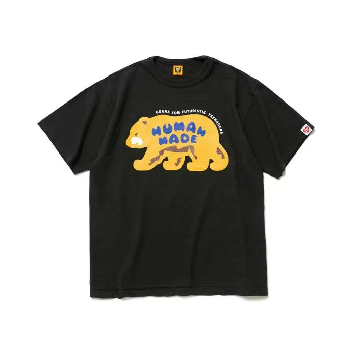 2026 New HUMAN MADE Love Printed T-shirt Japanese Trendy Brand High Quality Bamboo Cotton Men's and Women's Short Sleeves