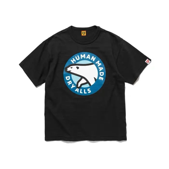 2026 New HUMAN MADE Love Printed T-shirt Japanese Trendy Brand High Quality Bamboo Cotton Men's and Women's Short Sleeves