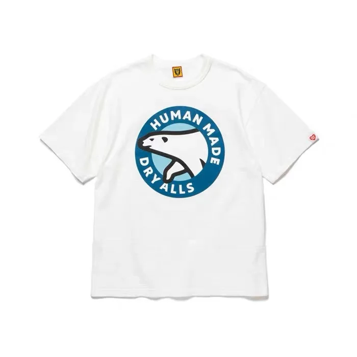 2026 New HUMAN MADE Love Printed T-shirt Japanese Trendy Brand High Quality Bamboo Cotton Men's and Women's Short Sleeves