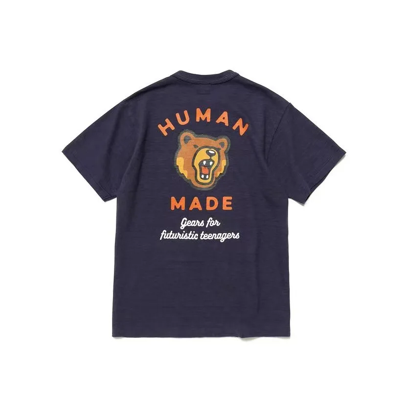 2026 New HUMAN MADE Love Printed T-shirt Japanese Trendy Brand High Quality Bamboo Cotton Men's and Women's Short Sleeves