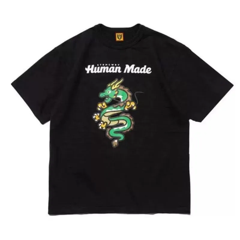 2026 New HUMAN MADE Love Printed T-shirt Japanese Trendy Brand High Quality Bamboo Cotton Men's and Women's Short Sleeves
