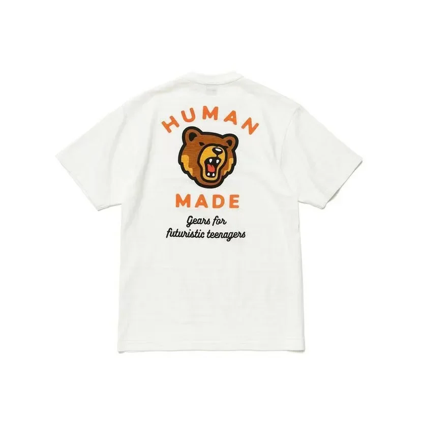 2026 New HUMAN MADE Love Printed T-shirt Japanese Trendy Brand High Quality Bamboo Cotton Men's and Women's Short Sleeves