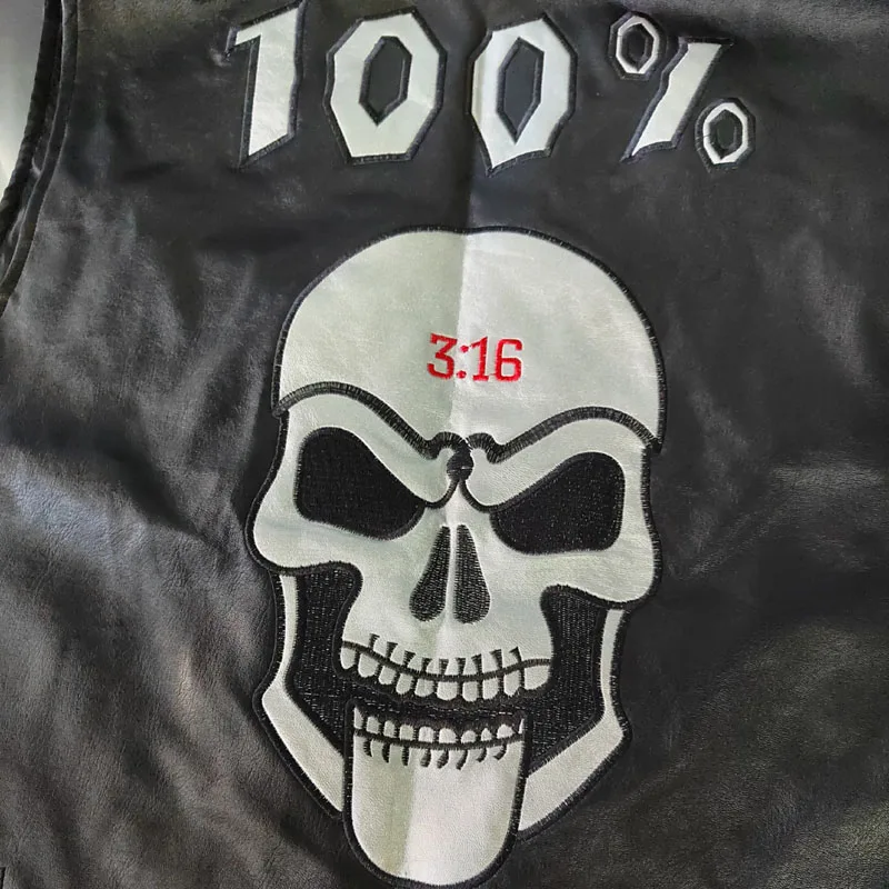 WWF WHOOP ASS 100% SOB Stone Cold Steve Austin 316 Smoking Skull Vest Attitude Era New Vintage Merchandise Collectible