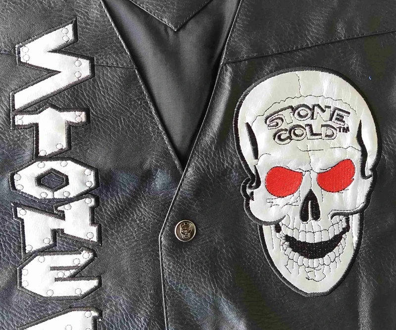 WWF WHOOP ASS 100% SOB Stone Cold Steve Austin 316 Smoking Skull Vest Attitude Era New Vintage Merchandise Collectible