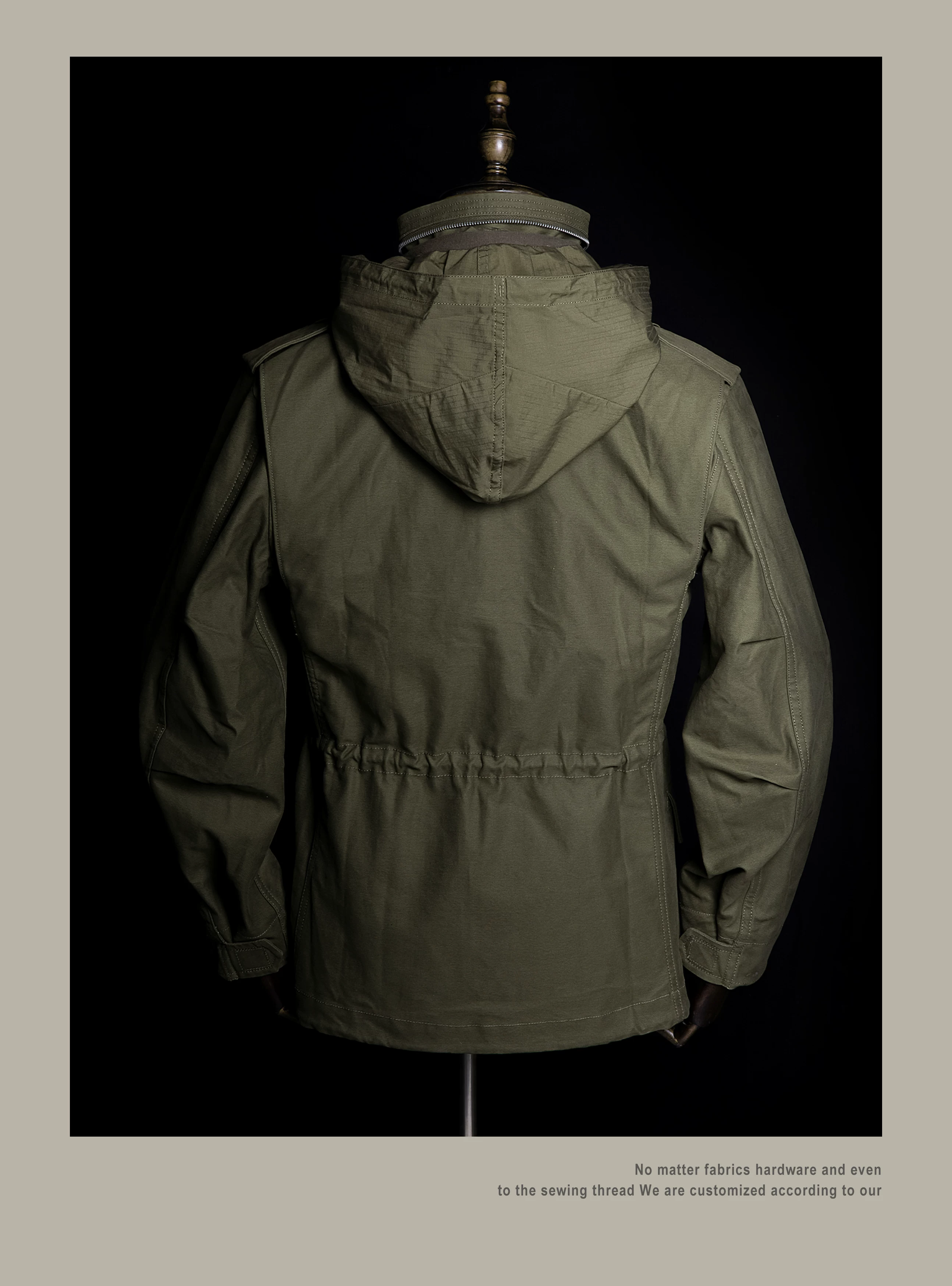 M65 Red Tornado High Quality Cotton US Size Reissue Hand-Made Classic Army Jacket