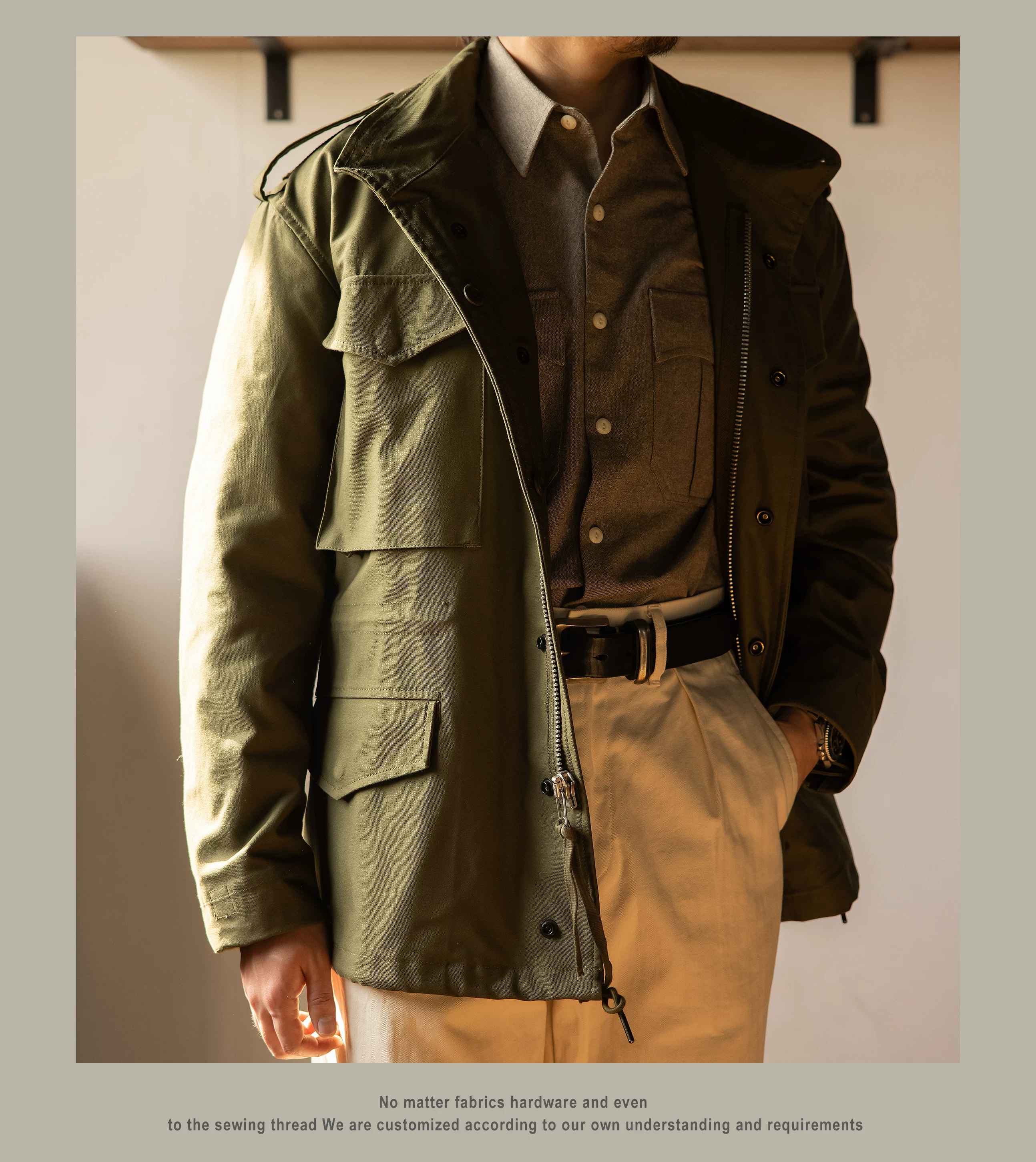 M65 Red Tornado High Quality Cotton US Size Reissue Hand-Made Classic Army Jacket