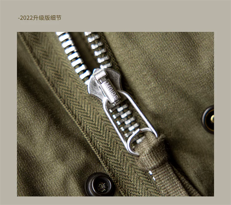 M65 Red Tornado High Quality Cotton US Size Reissue Hand-Made Classic Army Jacket