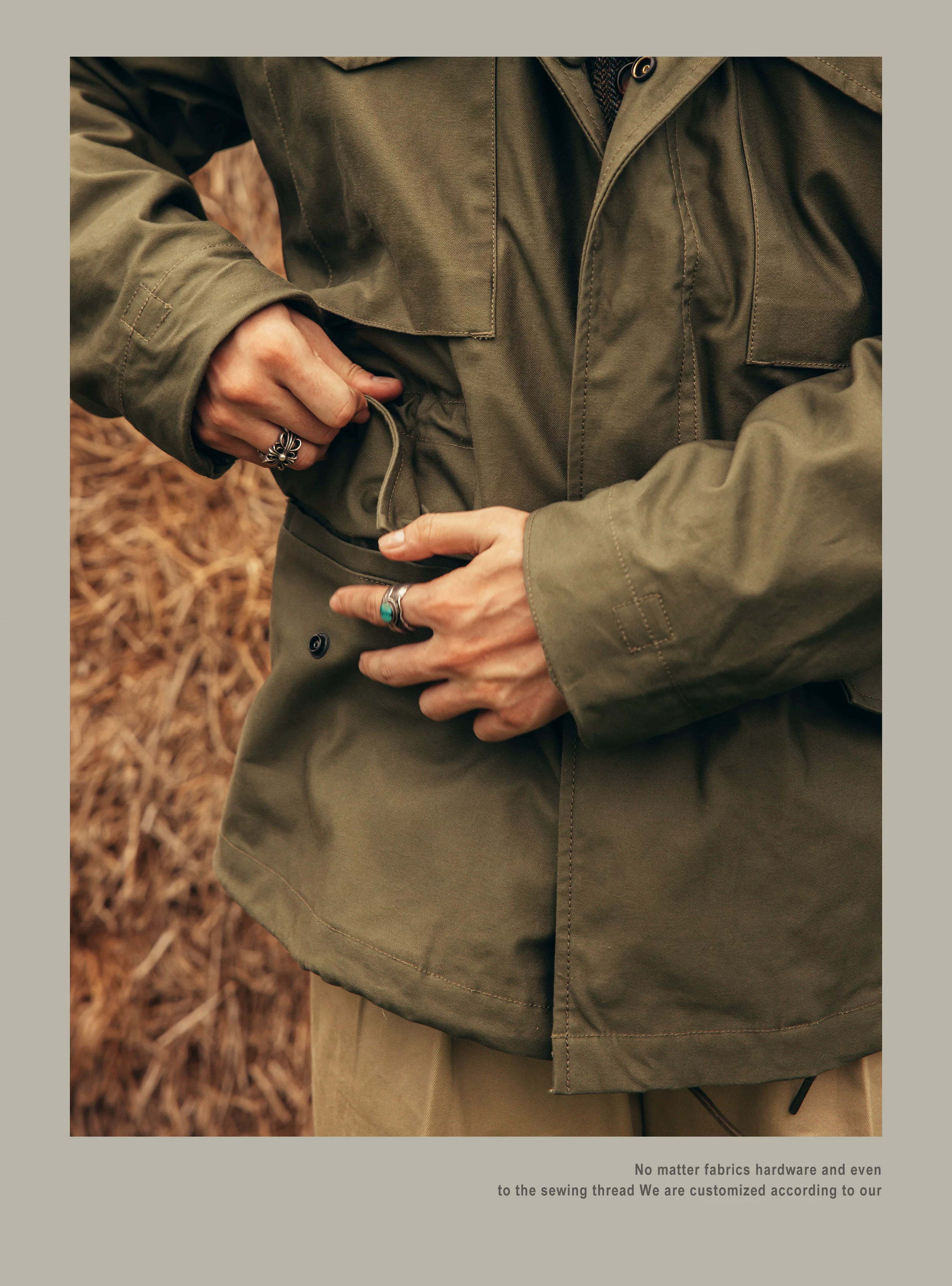 M65 Red Tornado High Quality Cotton US Size Reissue Hand-Made Classic Army Jacket