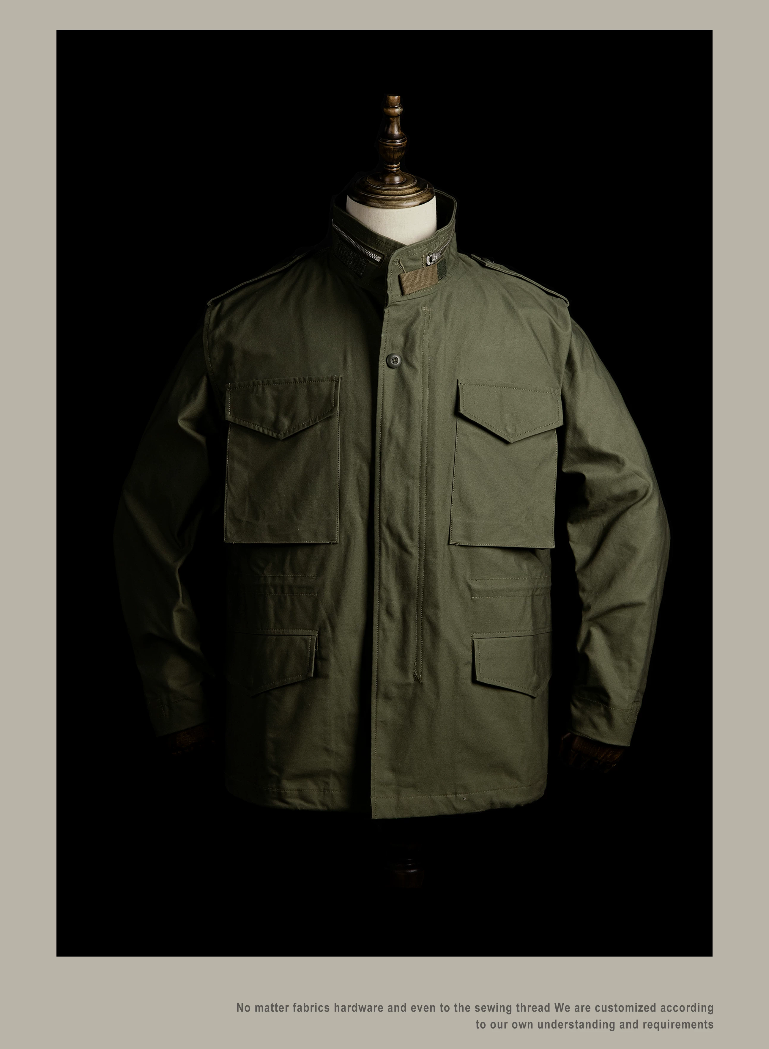 M65 Red Tornado High Quality Cotton US Size Reissue Hand-Made Classic Army Jacket