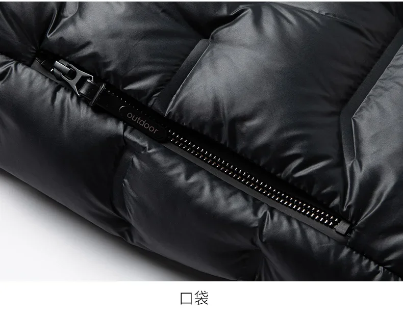 2026 Winter New Down Vest Coat Waterproof Fabric 90% Duck Down Content Thickened Warm Fashion Casual Down Shoulder