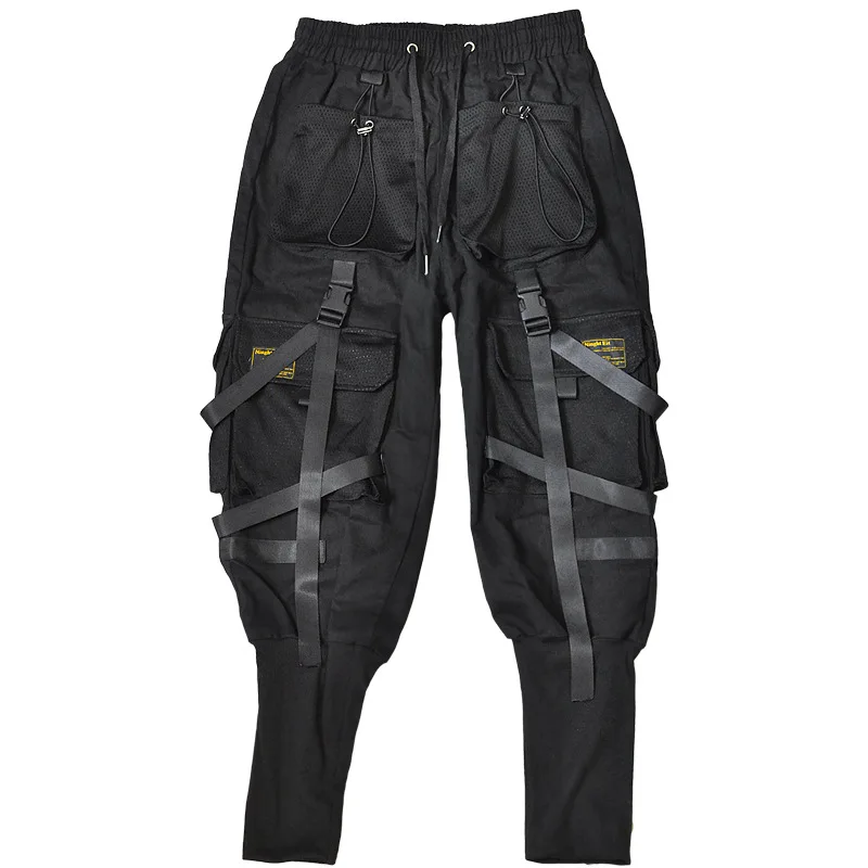 HKSH Spring New Men's Dark China-Chic Version Leggings Trend Ins Casual Overalls Safari Style Chic Ins Cotton Cargo Pants HK4992