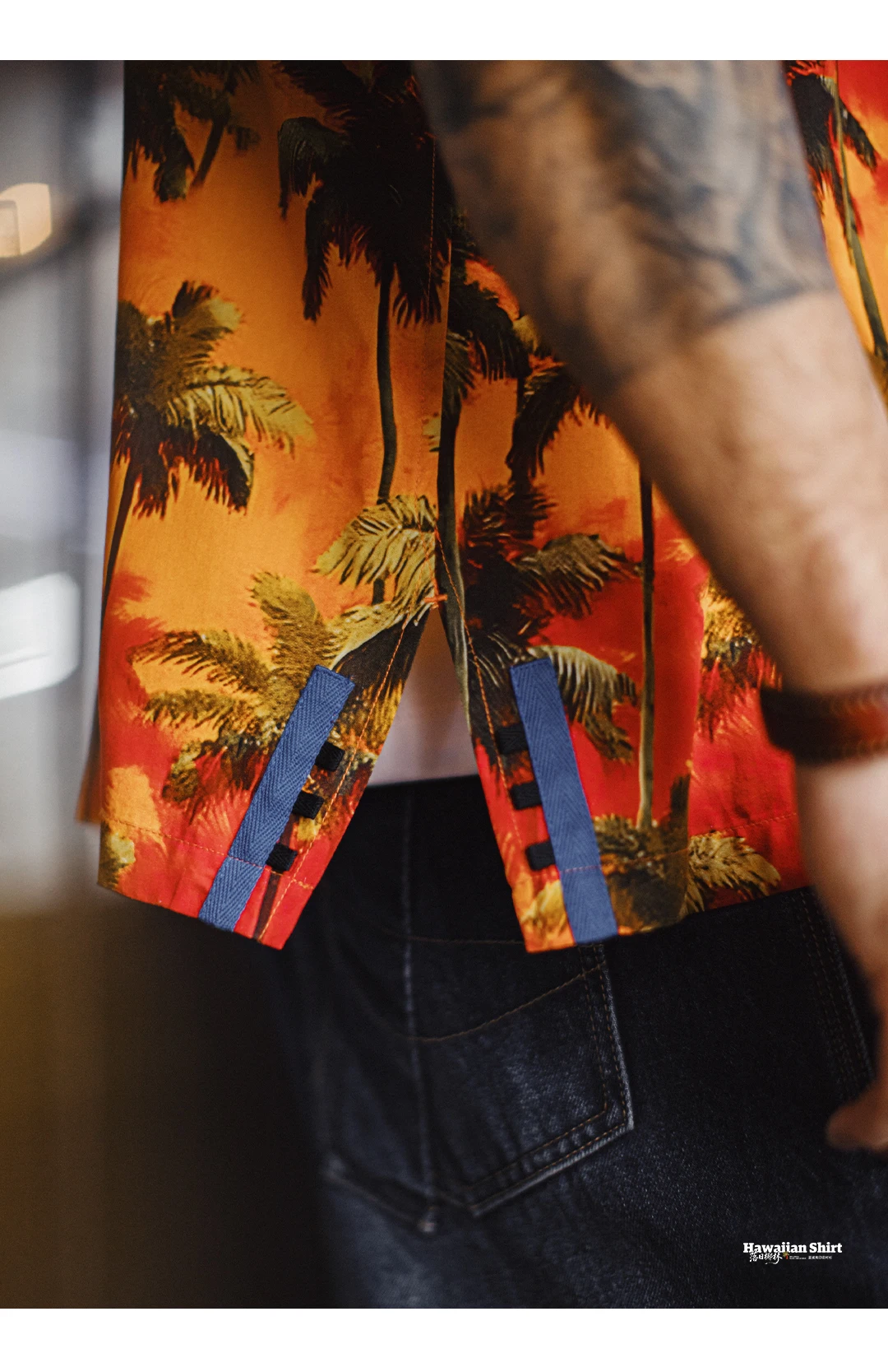 MADEN American Vintage Hawaiian Shirt Men Short Sleeve Cuban Camp Collar Tropical Floral Print Lightweight Beach Loose Vacation