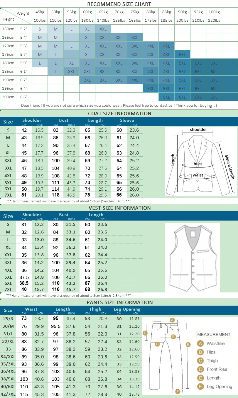 S-7XL ( Blazer + Vest + Pants ) Striped Plaid Solid Color Mens Formal Business Suit 3Pcs Set Groom Wedding Social Show Dress