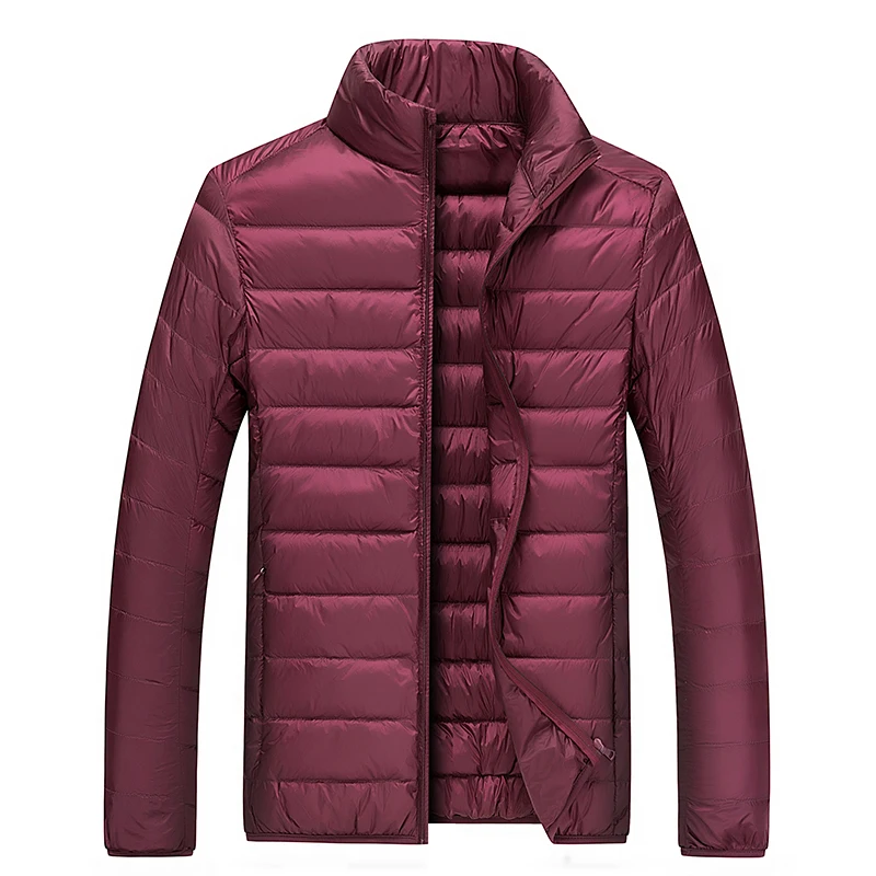 Men All-Season Warm Down Jacket Coats Mens Waterproof Windproof Down Jackets Spring Autumn Winter Casual 90% Down Jackets Male