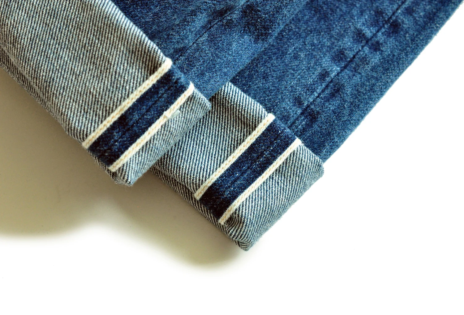 Saucezhan 315XX-18SX Men Jeans Washed Jeans Selvedge Denim Jeans for Men Distressed Jeans Taper Fit Zipper Fly 18 oz