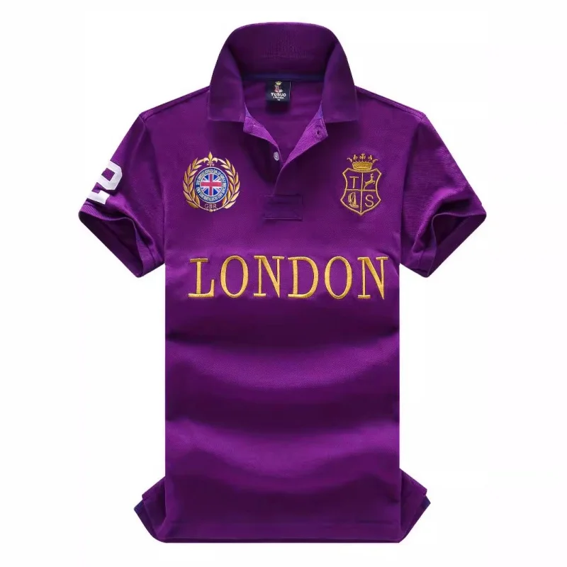 New Summer Men Polo Shirts Great Designer Original NEW YORK Brand Embroidered Short Sleeve Leisure Sports Loose Plus EU Size 7XL