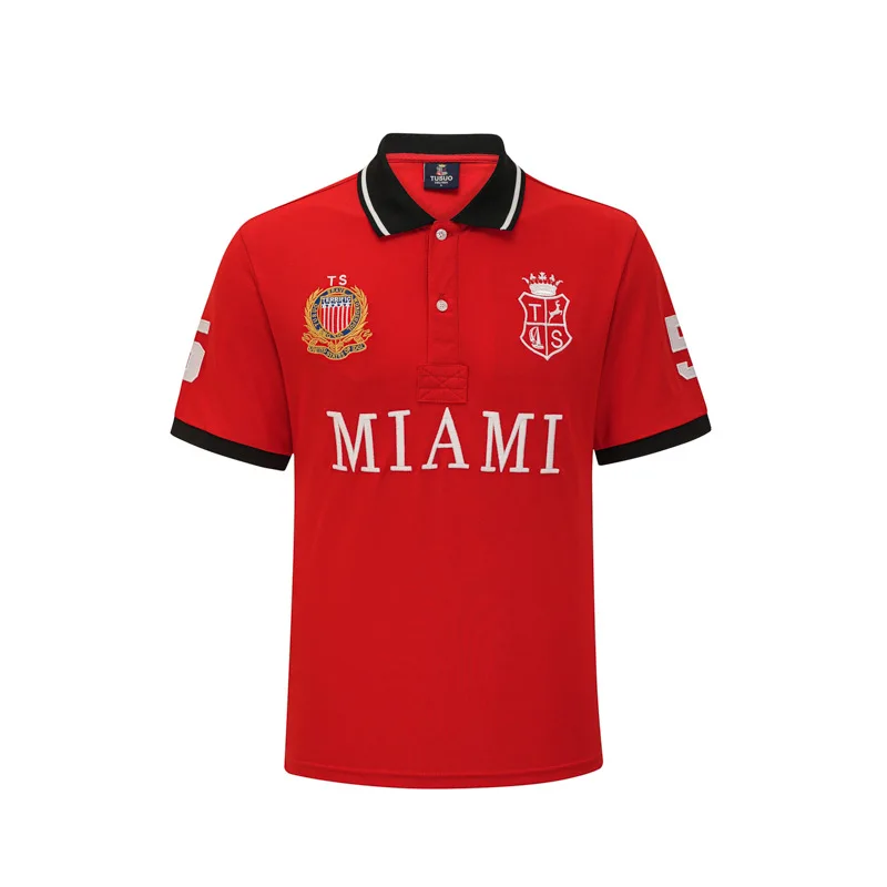 New Summer Men Polo Shirts Great Designer Original NEW YORK Brand Embroidered Short Sleeve Leisure Sports Loose Plus EU Size 7XL